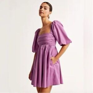 Abercrombie & Fitch puff sleeve dress